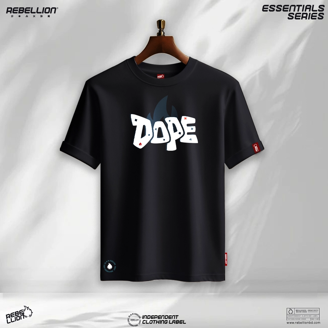 DOPE | BLACK | BOXY SEMI DROP